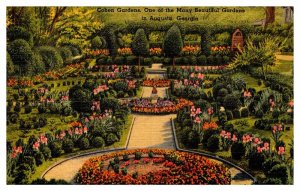 Postcard GARDEN SCENE Augusta Georgia GA AR6524