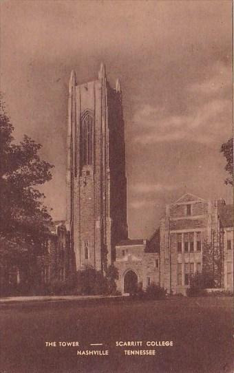 Tennessee Nashville The Tower Scarritt College 1947