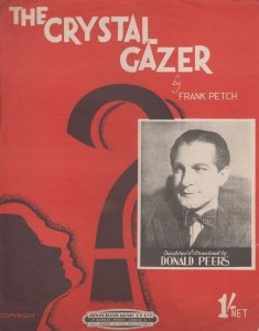 The Crystal Gazer Donald Peers 1940s Sheet Music