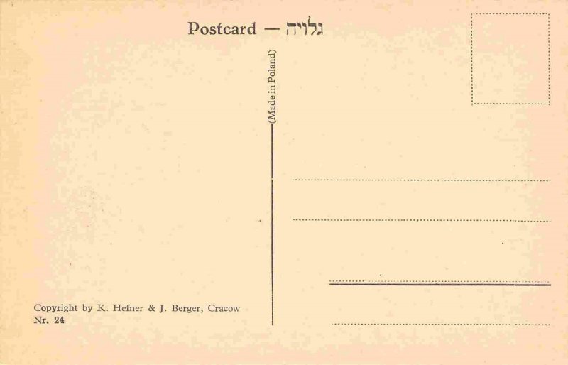 Camels Resting City Wall Tiberias Palestine Israel 1920s postcard