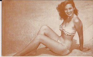 Arcade Card,Sexy Woman, ca. 1950-60's Bikini, Swimsuit, Hair, Pretty Girl 25