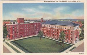 Minnesota Rochester Worrell Hospital and Annex Curteich