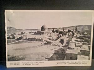 Postcard RPPC Panoramic View of Temple in Jerusalem.   Z6