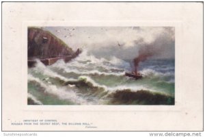 Tucks Ship In A Storm 1909 Rough Seas Series No 9729