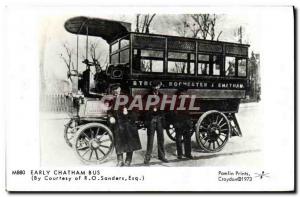 Early Modern Postcard Chatham Bus Croydon