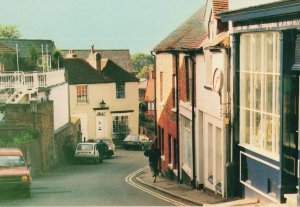 West Street Harrow Posh Lady On Steep Hill Middlesex Postcard