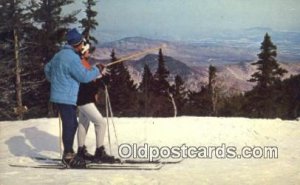Jay Peak, Jay, VT USA Skiing 1971 crease right bottom corner and right top edge