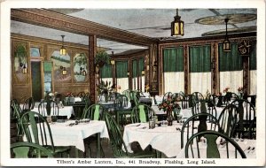 Long Island NY-New York, Tillson's Amber Lantern, Advertising Postcard JD23