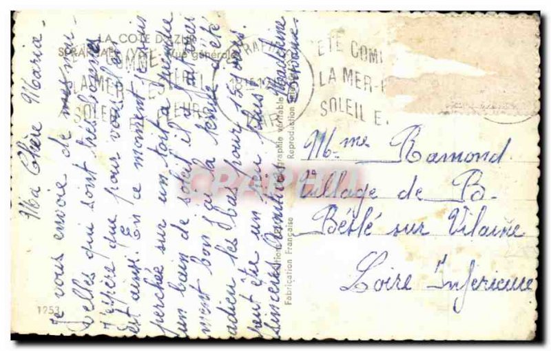 Modern Postcard St Raphael General view