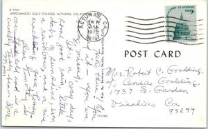 ALTURAS, CA California     ARROWHEAD  GOLF  COURSE   1976 Modoc County  Postcard