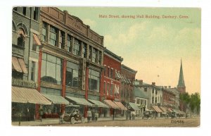 CT - Danbury. Main Street Showing Hull Building ca 1907