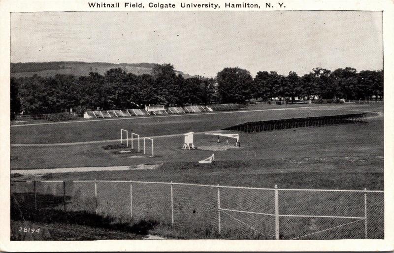 Whitnall Field, Colgate University, Hamilton NY Vintage Postcard L09