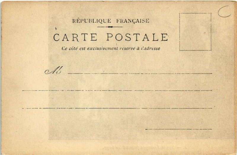 PC CPA GABON, TYPES LOANGOS FAISANT LES BOYS, Vintage Postcard (b21819)