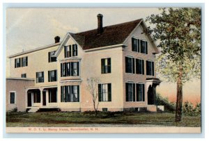 c1905s W.C.T.U. Mercy Home, Manchester New Hampshire NH Antique Postcard