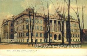 New High School, Syracuse - New York NY Postcard