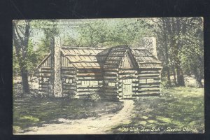 CANNON MISSOURI OLD WAH-KEN-DAH BAPTIST CHURCH MO. VINTAGE POSTCARD