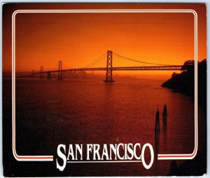 Postcard - San Francisco-Oakland Bay Bridge - San Francisco, California