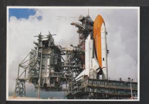 Space Shuttle Arrives at Launch Pad Postcard 