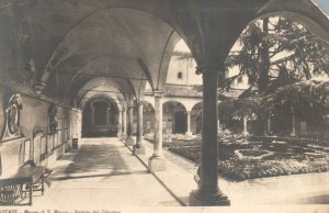 Vintage Postcard 1911 Museo di S. Marco Veduta dei Chiostro Firenze Italy IT