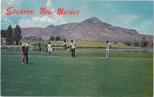 Golfing in Socorro New Mexico at the Foot of Mount M