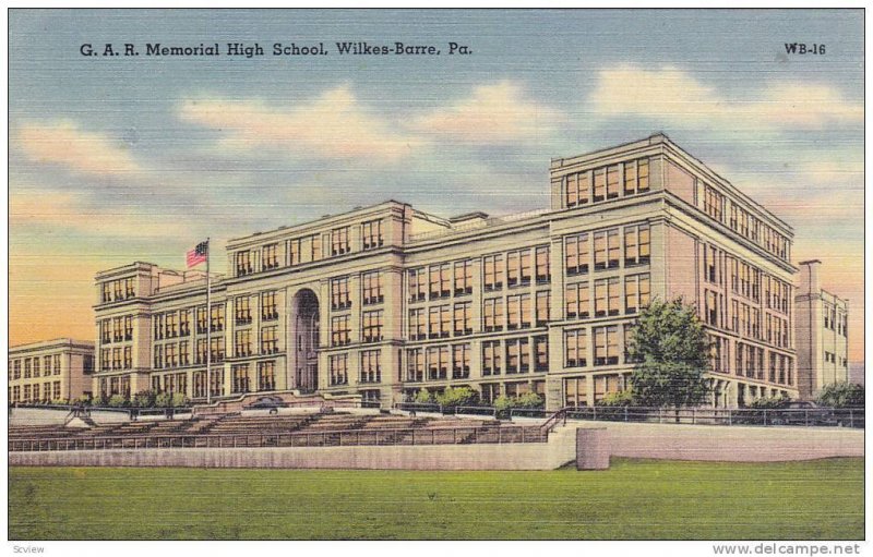 G.A.R. Memorial High School, Wilkes-Barre,  Pennsylvania,   30-40s