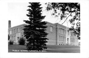Lakota North Dakota Public School Real Photo Antique Postcard K82220