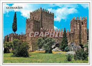 Modern Postcard Portugal Guimaraes Castle Guimaraes