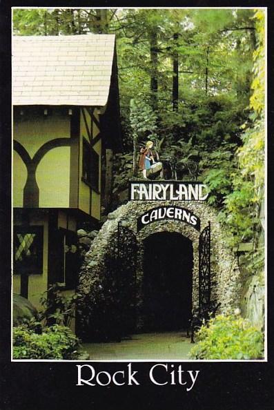 Entrance To Fairyland Caverns Rocky City Chattanooga Tennessee