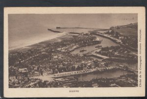 France Postcard - Aerial View of Dieppe   T9804