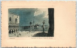 M-26548 Piazzetta San Marco and San Giorgio Island Venice Italy