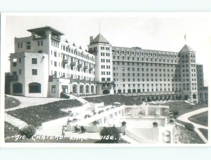 old rppc NICE VIEW Lake Louise Alberta AB W0868