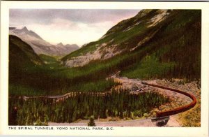 Postcard SCENE Yoho National Park British Columbia BC AO4915