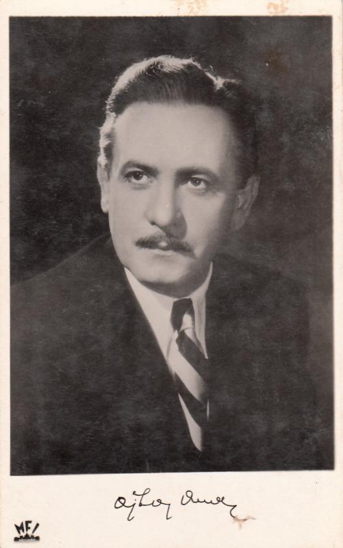 AJTAY ANDOR HUNGARIAN CINEMA STAR ACTOR PRINTED SIGNATURE