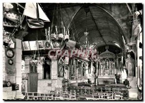 Postcard Modern Interior Honfleur Our Lady of the Chapel