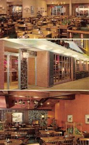 Omaha, NE Nebraska  BISHOP CAFETERIA Restaurant Interior Views ROADSIDE Postcard