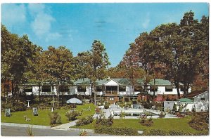 Gus Genetti Hotel Motel US Route 309 Hazleton  Pennsylvania Mailed 1966