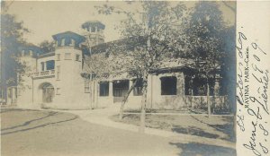 RPPC; Ravinia Park Casino, Highland Park IL Lake County, Undivided Back, Posted