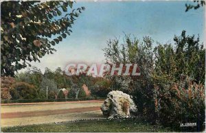 Postcard Modern Ifrane Palace His Majesty Mohammed V and the Lion