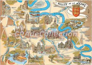 Postcard Modern French provinces of Normandy Vallee de Seine