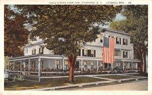 Cold Spring Farm Inn Stamford, New York Postcard