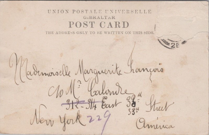 Gibraltar General Eliott's Monument Vintage Postcard C098