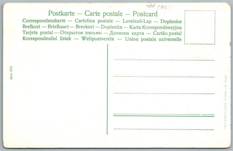 MULTIPLE BABIES in EGG SHELL ANTIQUE COMIC POSTCARD 