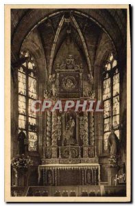 Postcard Old Saint Thegonnec Finistere Altar of St. Joseph