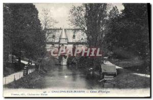 Old Postcard Bank Caisse d & # 39Epargne Chalons sur Marne