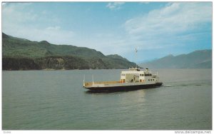 Ferry M.V.Balfour , Kootenay Lake , B.C. , Canada , 40-60s