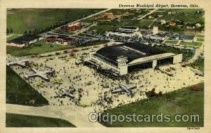 Shawnee Municipal Airport, Shawnee, OK USA Airport 1955 postal used 1955