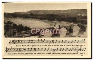 Old Postcard Avignon Pont d'Avignon