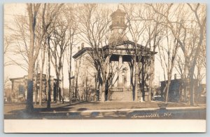 Somerville New Jersey~Old County Court House~Clerk Bldgs~Demolished~1905 RPPC 