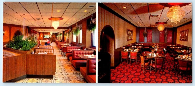 CHICAGO, Illinois IL ~ Roadside ORBIT RESTAURANT Cocktail Lounge - Long Postcard 