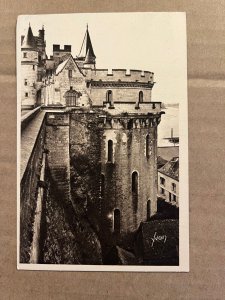 VINTAGE UNUSED  POSTCARD -CASTLE D'AMBOISE, LOIRE'S CASTLE, FRANCE